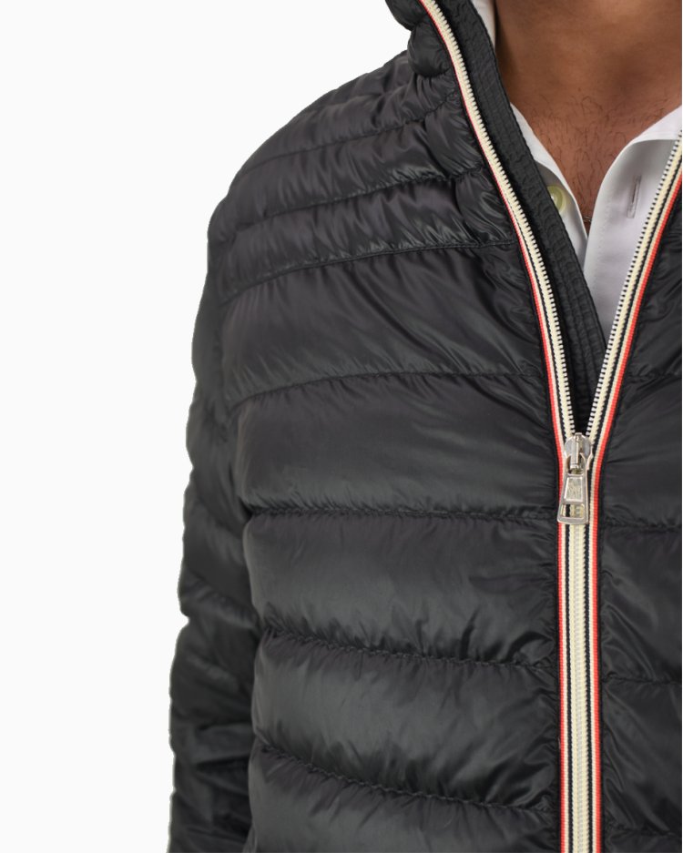 Jaqueta Moncler Original Longue Saison Preta masculino